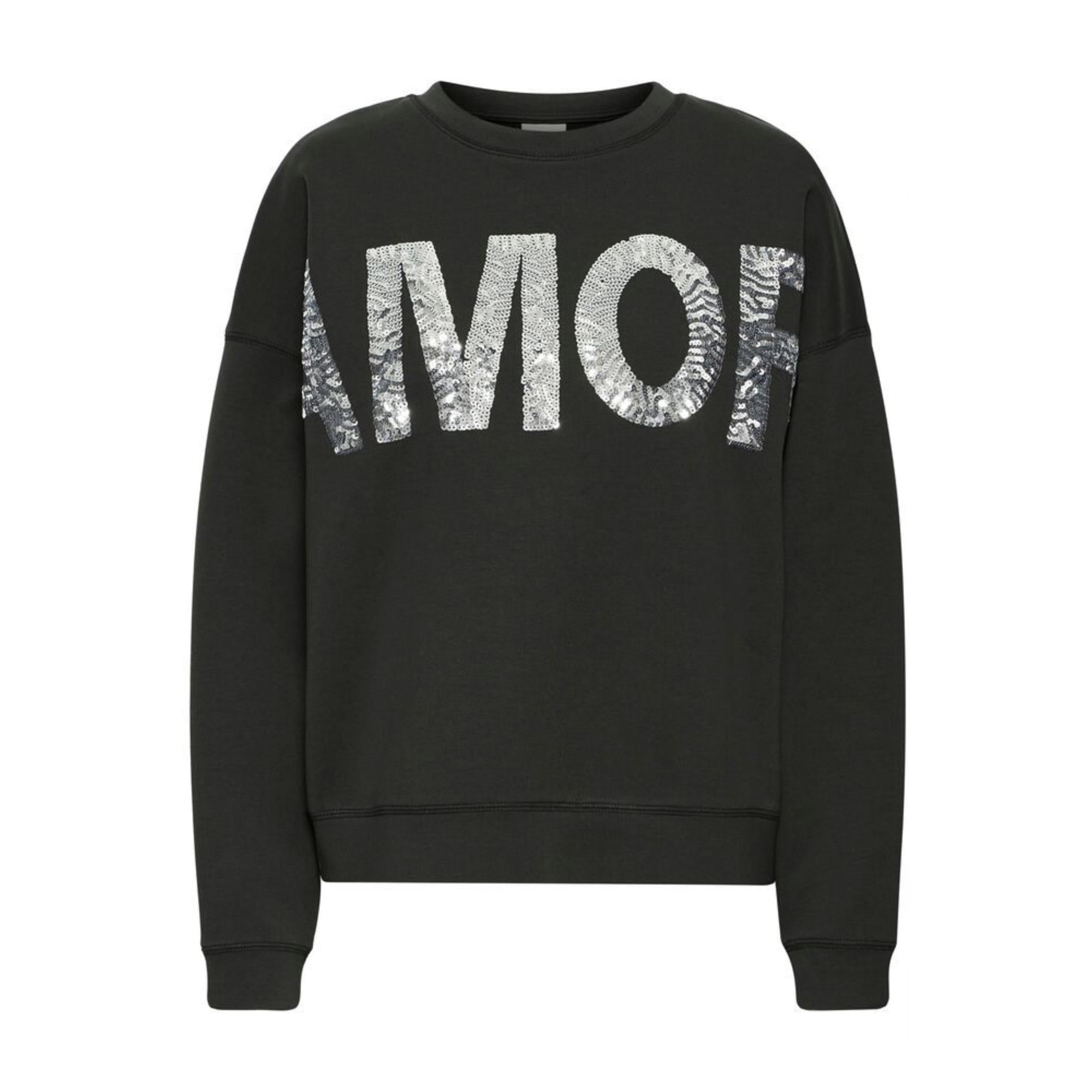 ICHI Kelicia Sweatshirt Sort