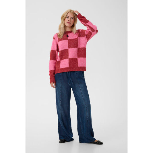Culture Nimba Kimmy Strik Pink Rød Mix