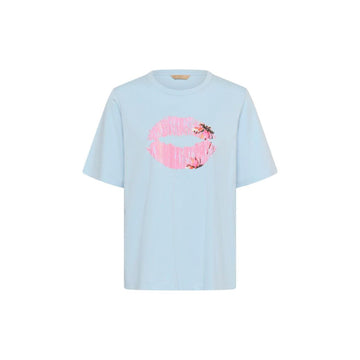 Culture Kula Gith T-Shirt Lyseblå