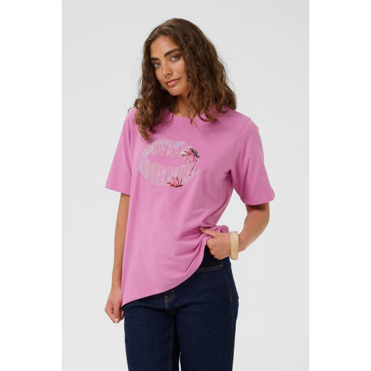 Culture Kula Gith T-Shirt Fuchsia Pink