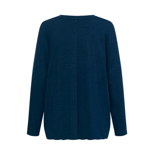 Culture Amour Sweatshirt Strik Blå