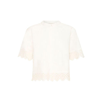 ICHI Lanavi Bluse Offwhite