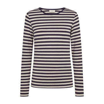 Freequent Liana LS T-Shirt Nightshade W. Moonbeam (Lilla)