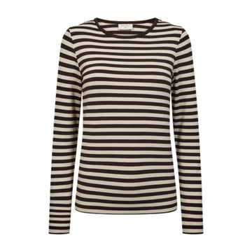 Freequent Liana LS T-Shirt Brun Moonbeam