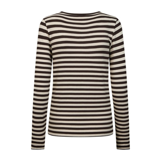 Freequent Liana LS T-Shirt Brun Moonbeam