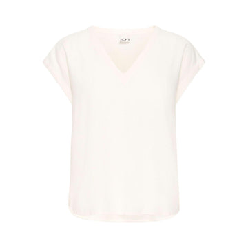 ICHI Linno SS Bluse Offwhite
