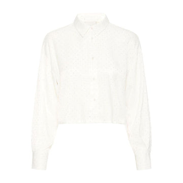 ICHI Lisanne Bluse Offwhite M. "Diamanter"