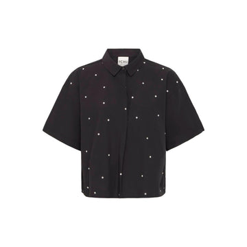 ICHI Lisari Bluse Sort