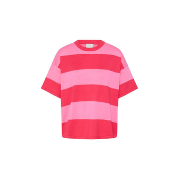 ICHI Luls Loose Strik Pink Stripe