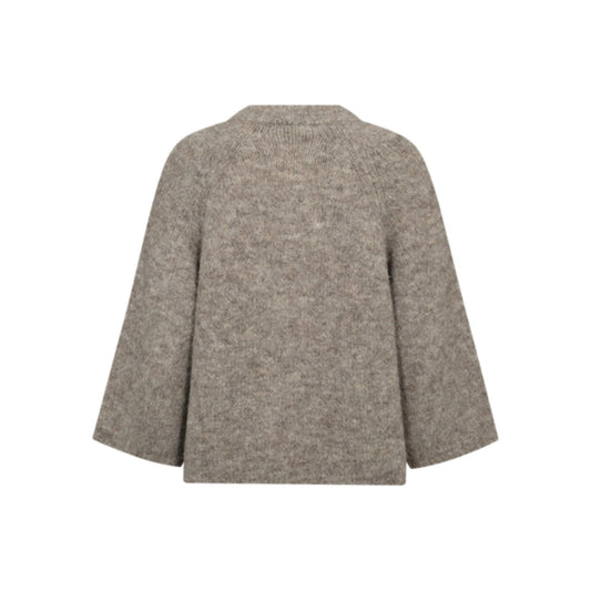 Freequent Lulu Cardigan Dessert Taupe Melange