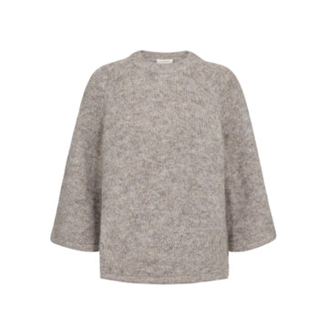 Freequent Lulu Strik Dessert Taupe Melange