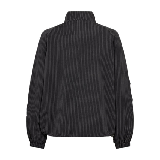 Freequent Mali Jakke Dark Grey Melange M. Stripe