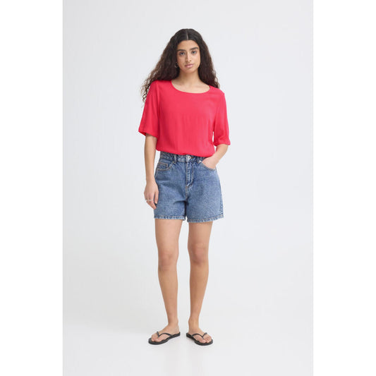 ICHI Marrakech SS Bluse Pink