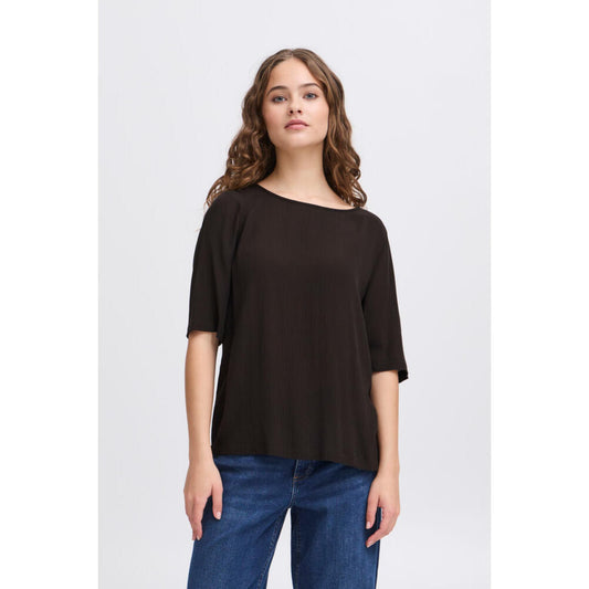 ICHI Marrakech SS Bluse Sort