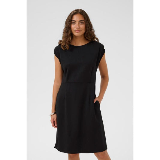 Culture Mesi Chabrina Kjole Kort Sort Jersey