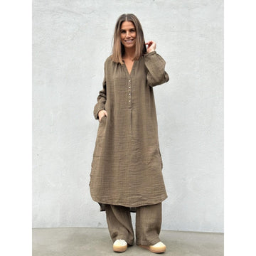 Gaspar Miami Kaftan Brun