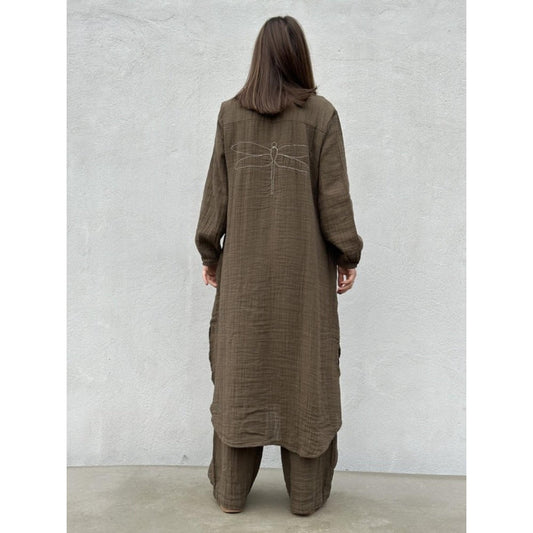 Gaspar Miami Kaftan Brun