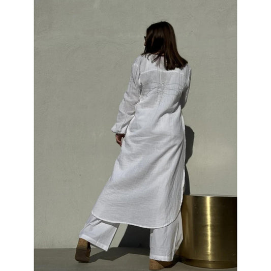 Gaspar Miami Kaftan Hvid