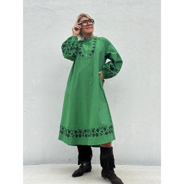 Gaspar Moon Kjole Appple Green