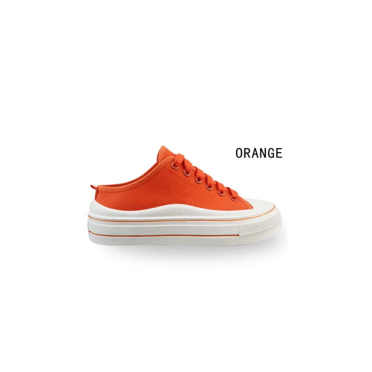 Italy Style Sneakers M. Åben Sål Orange