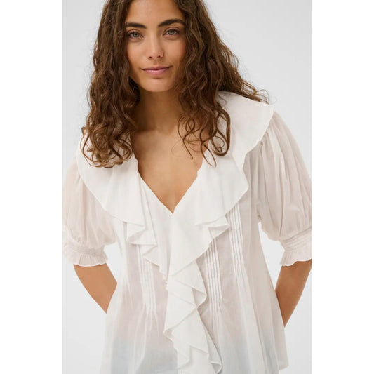 Culture Musso Bluse Offwhite