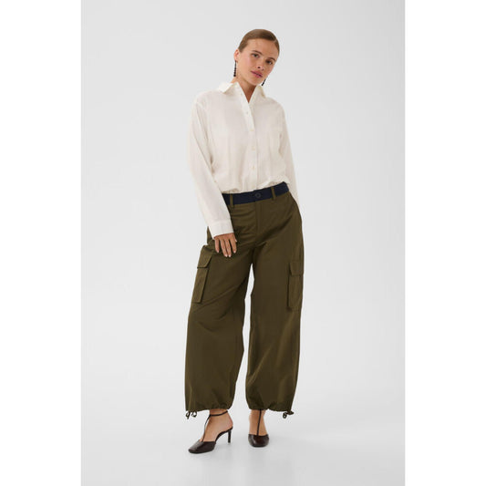 Culture Odette Lang Bluse Offwhite