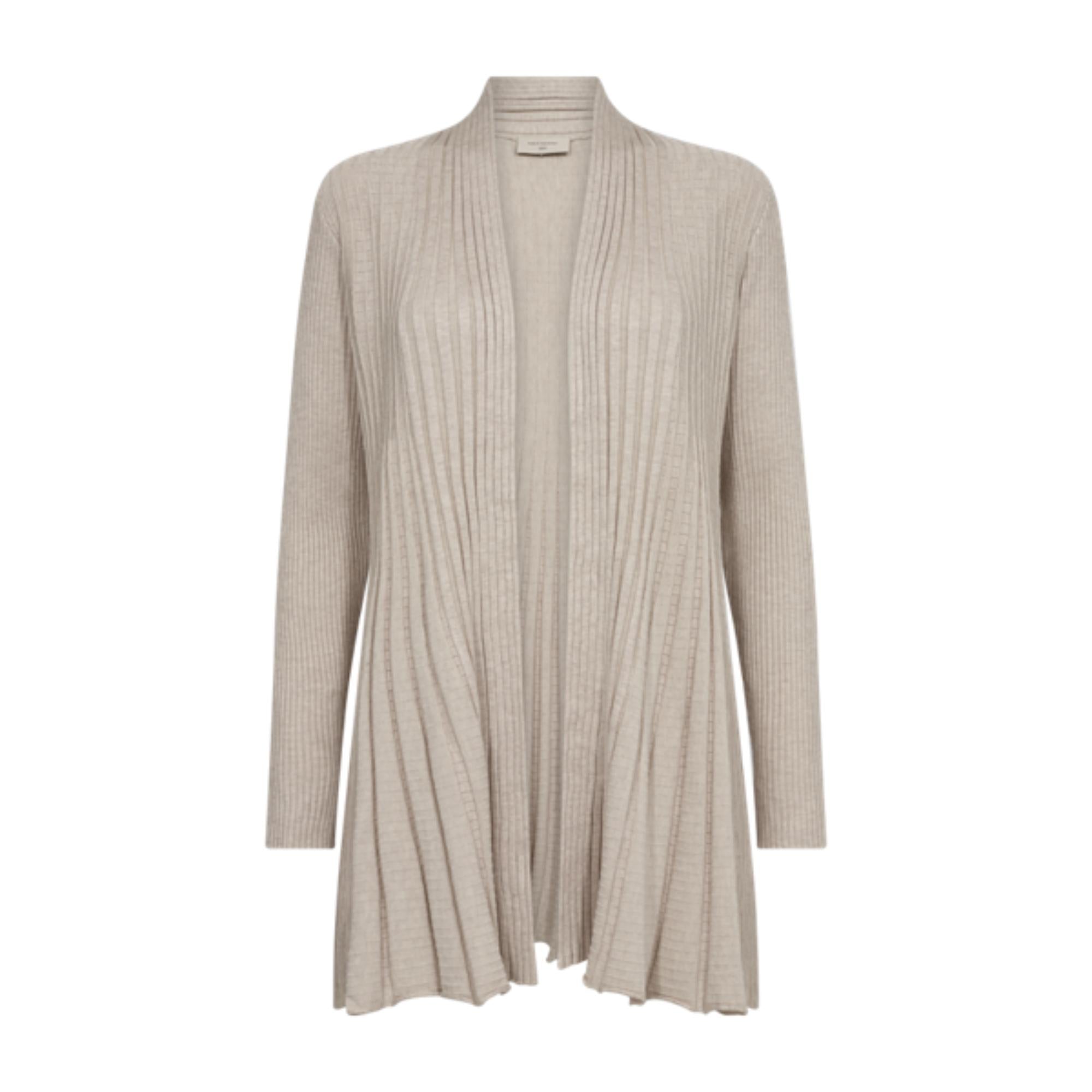 Freequent Claudisse Lang cardigan Moonbeam Melange