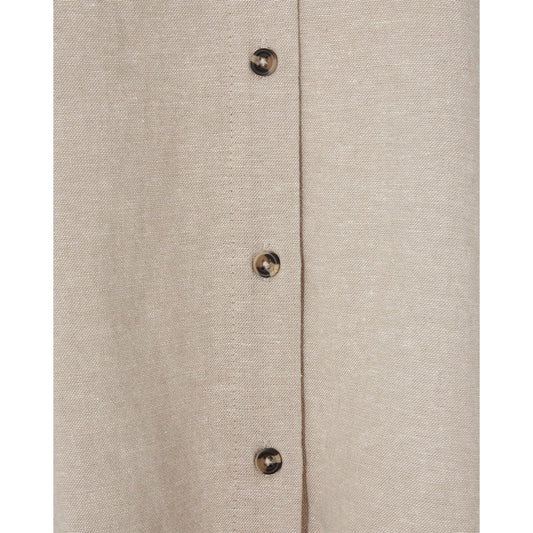 Freequent Lava SS Bluse Sand Melange
