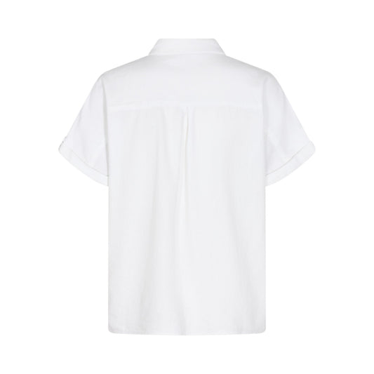 Freequent Lava SS Bluse Hvid