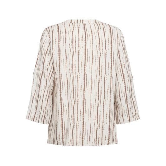 Freequent Larin Bluse Offwhite M. Simply Taupe