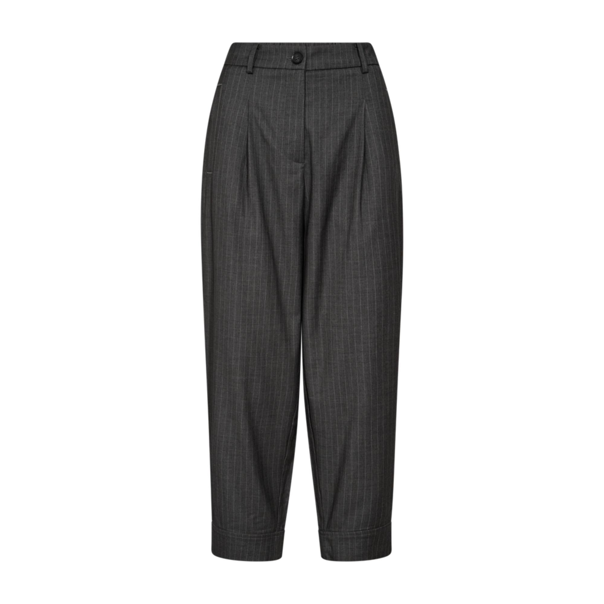 Freequent Cast Buks Medium Grey Melamge M. Lys Stribe