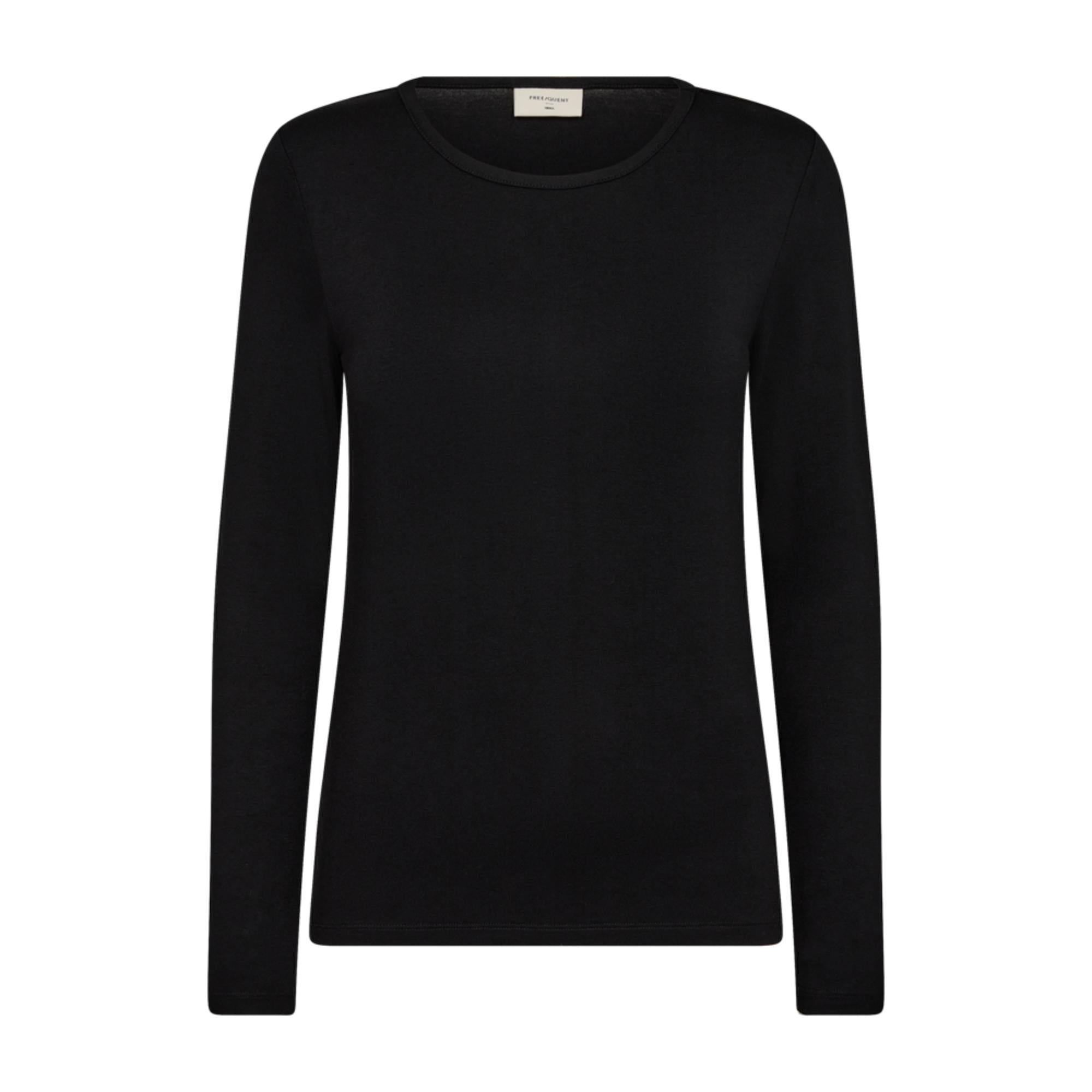 Freequent Liana LS T-Shirt Sort