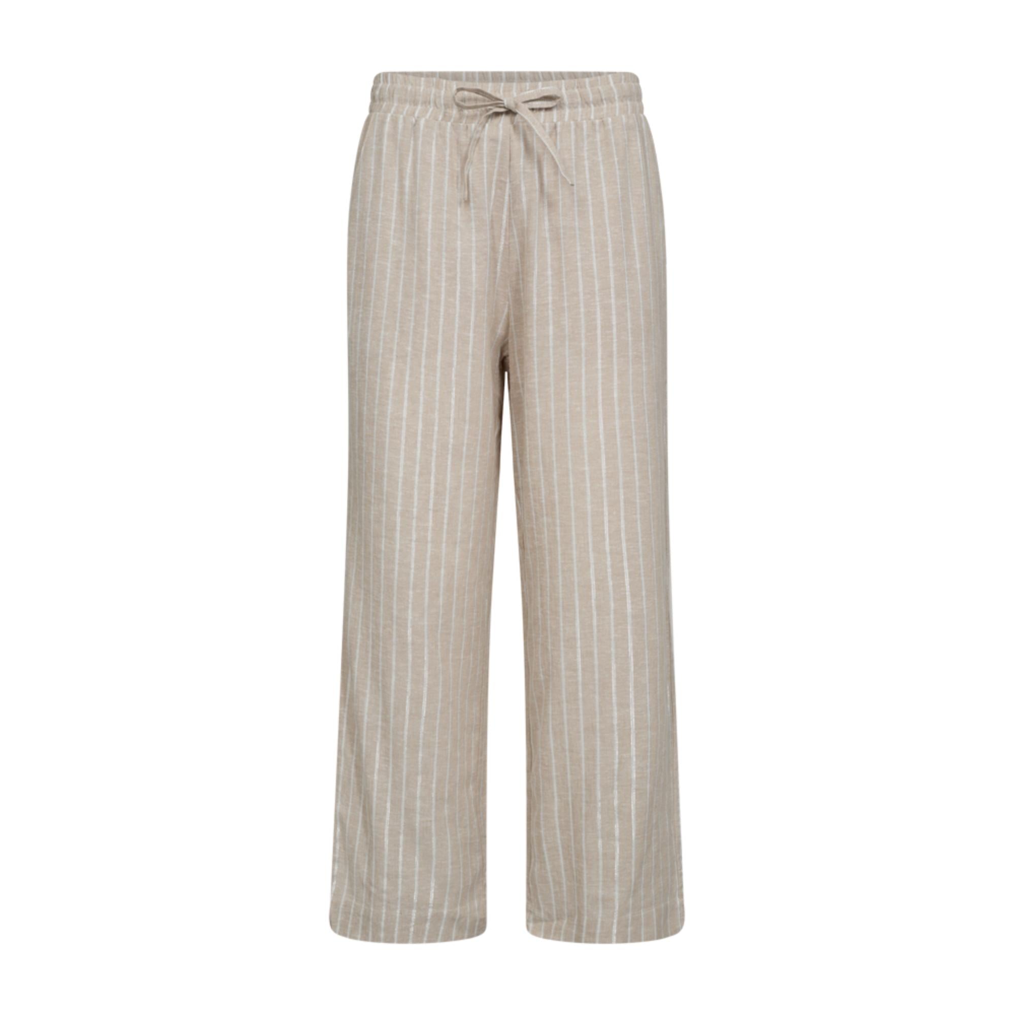 Freequent Lalux Buks Sand Melange M. Offwhite Striber