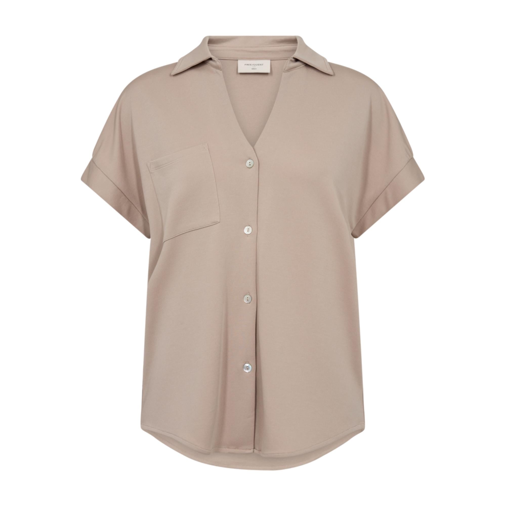 Freequent Rue Bluse Simply Taupe