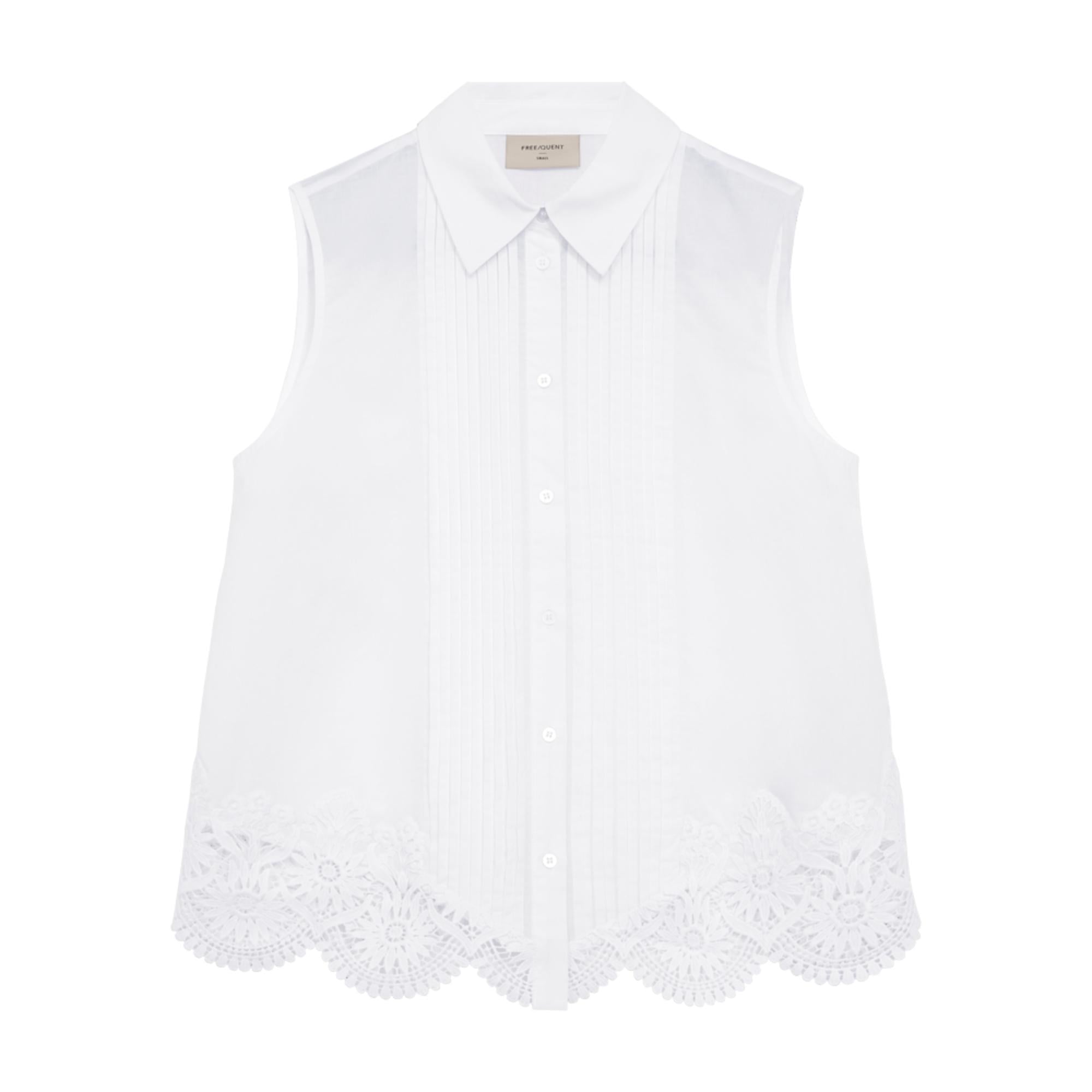 Freequent Tima Bluse Top Hvid