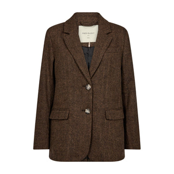 Freequent Zango Blazer Coffee Bean W. Black