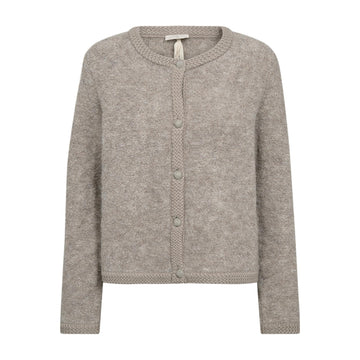 Freequent GRS Christa Strik Cardigan Simply Taupe Melange