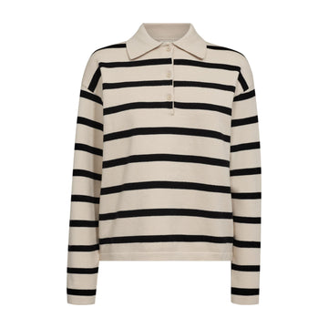Freequent Claura Strik Moonbeam W. Black Stribet