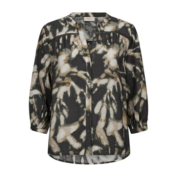 Freequent Nunu Bluse Asphalt W. Bronze