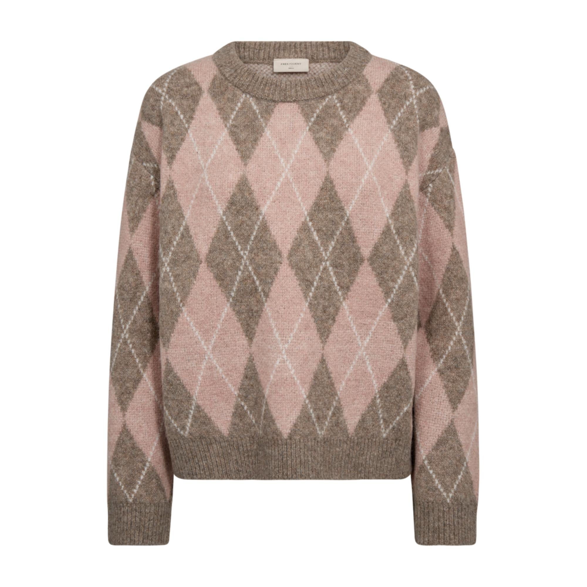 Freequent GRS Argyle Strik Dessert Taupe