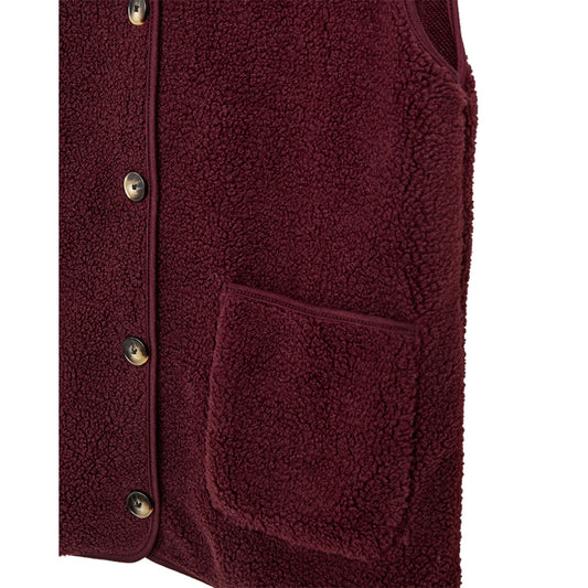 Freequent Teddy Vest Port Royale