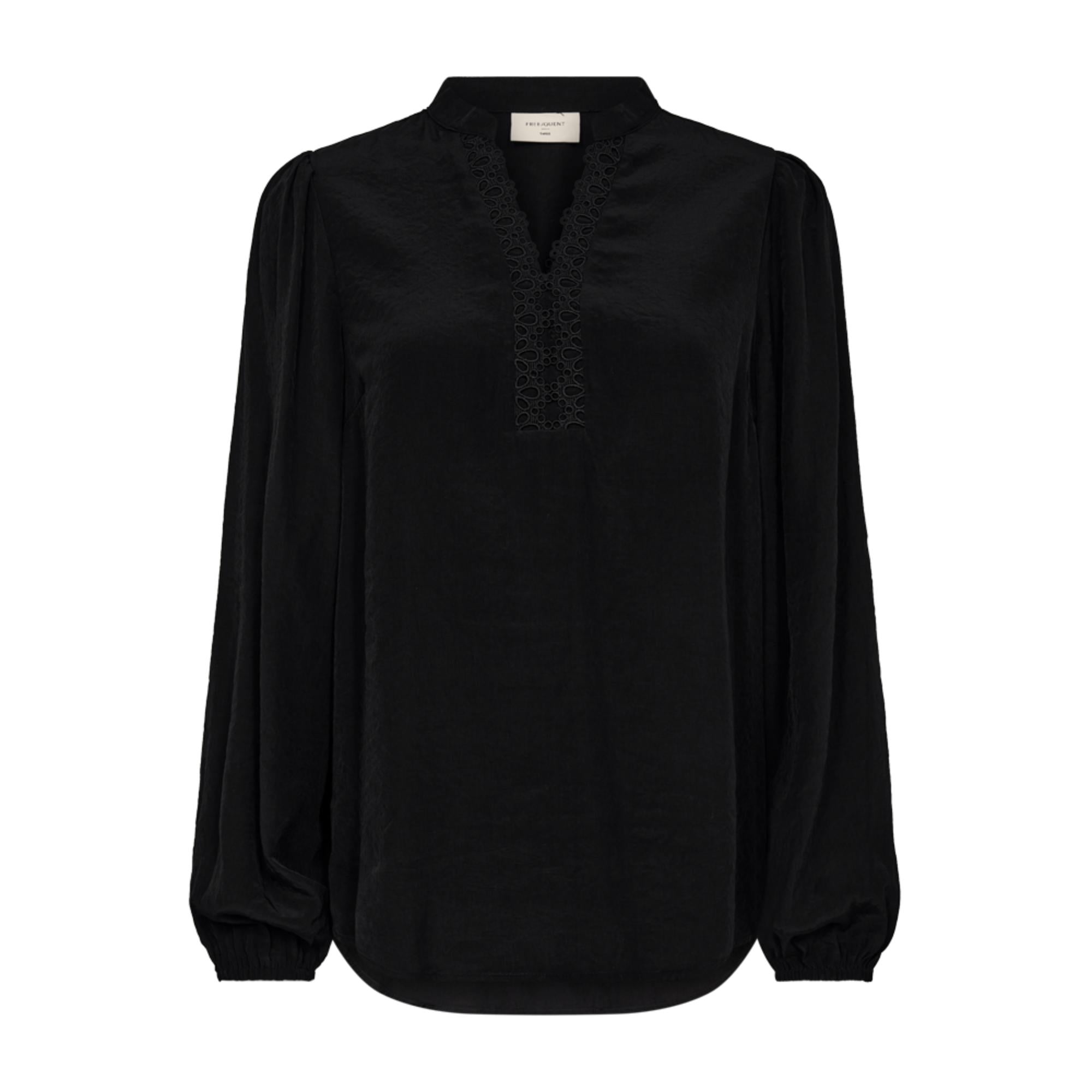 Freequent Tessy Bluse Sort