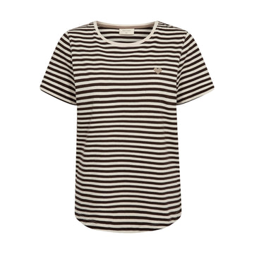 Freequent Mian T-Shirt Moonbeam W. Mole (Brun)