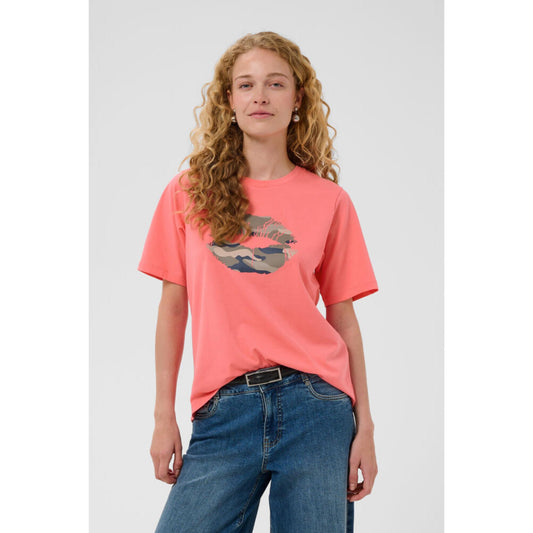 Culture Petra Gith T-Shirt Sugar Coral