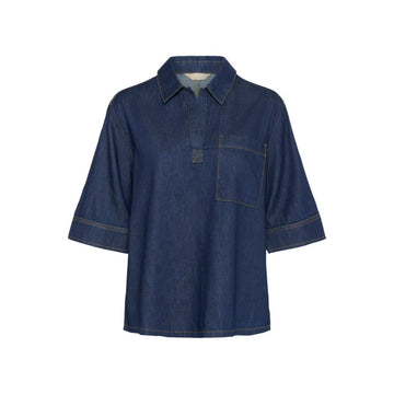 Culture Pin Arpa Bluse Rinse Wash