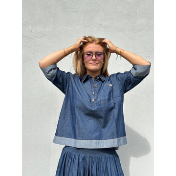 Gaspar Porto Denim Bluse