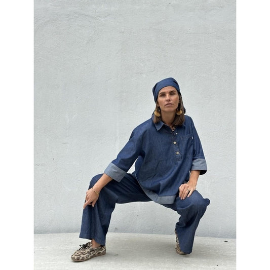 Gaspar Porto Denim Bluse