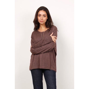 Italy Style Tynd Strik Brun