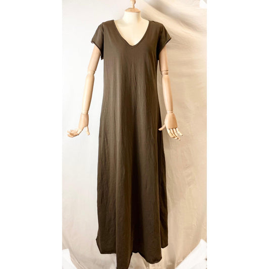 Italy Style T-Shirt Kjole Brun