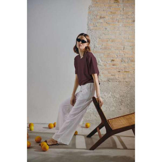 Freequent Rose SS Strik Bordeaux